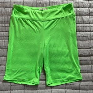 Heart Hips Women’s (L) Neon Biker Shorts